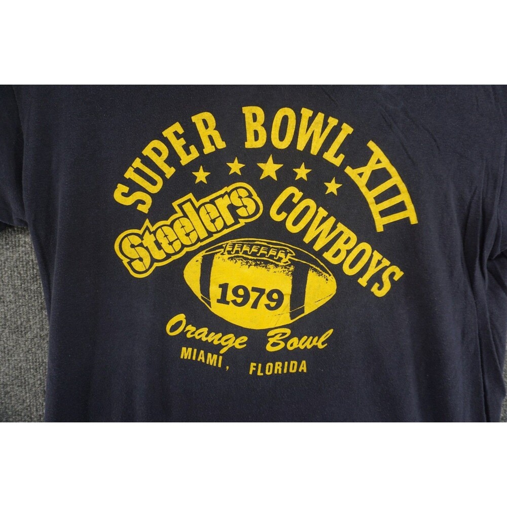 Vintage 1979 Super Bowl XIII T Shirt Sport-T by Stedman XL Fits M/L Steelers